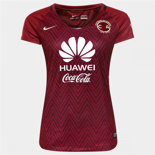 2016-17 Club America Women's Memorial 100 Soccer Jersey